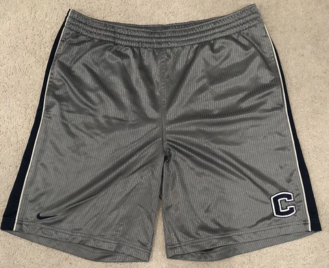 Nike UConn Huskies Men’s Gray And Blue Shorts Size Large L Cover