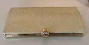 Vintage Gold Lame Evening Bag Clutch - Picture 1 of 2