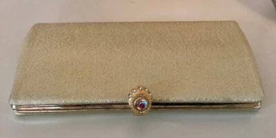 Vintage Gold Lame Evening Bag Clutch - Image 1 of 2