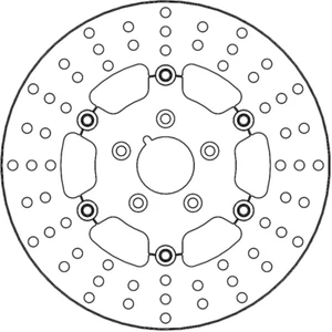 Rotores de freno Moto-Master 111086Pu - Imagen 1 de 1