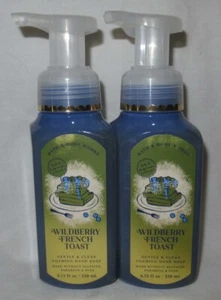 Bath & Body Works Gentle & Clean Foaming Hand Soap Set 2 WILDBERRY FRENCH TOAST - Picture 1 of 4