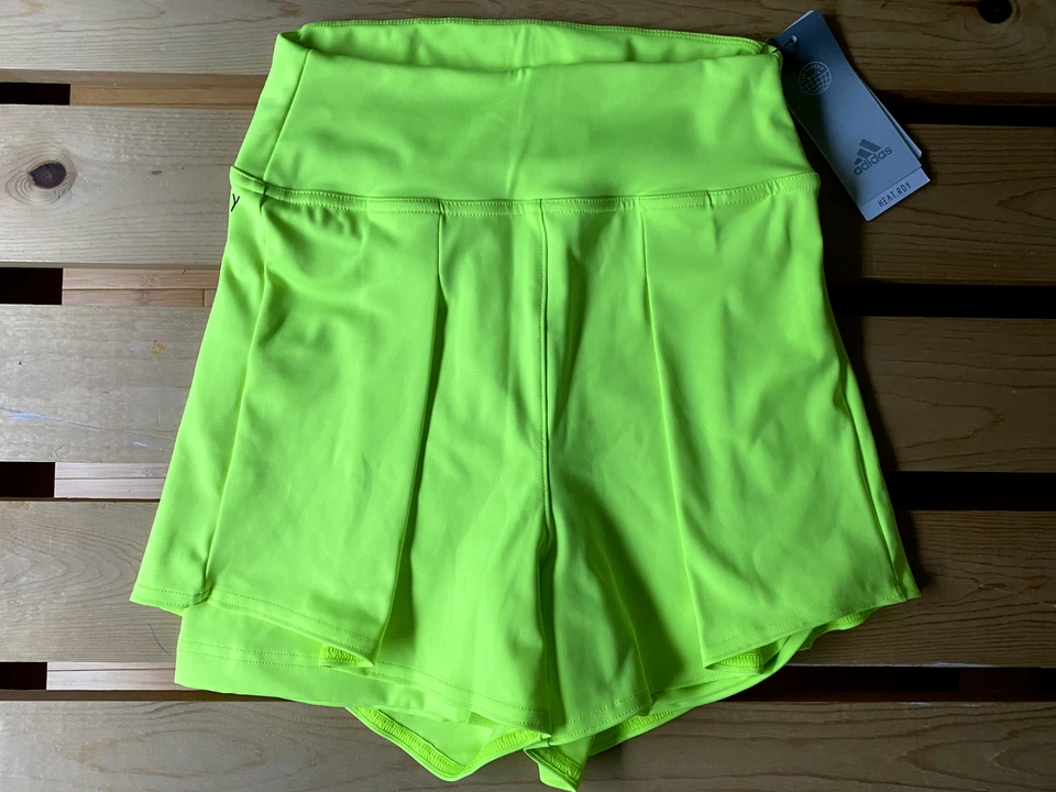 Shorts Adidas Feminino Tênis Match Tamanho XS Verde Neon, Verde ou Preto Novo com etiquetas - Imagem 1 de 1