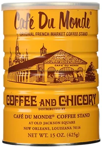 Half a Dozen Cans (6 Cans) of Coffee Du Monde - 15 Oz. Cans - Picture 1 of 4
