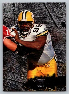 1996 Fleer Metal - Reggie White #46 Green Bay Packers football card - Image 1 of 2