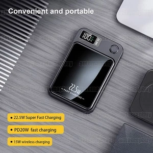 30000mAh Bezprzewodowa szybka ładowarka Magnetyczny powerbank 20W do telefonu komórkowego i.Phone - Zdjęcie 1 z 20