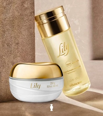 Boticário Lily Geschenkset Körpercreme Satiniert 250 g +  Körperöl 150 ml  - Bild 1 von 4