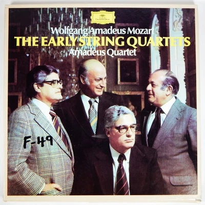1977 MOZART EARLY STRING QUARTETS 4x LP SET VINYL RECORD TESTED AMADEUS QUARTET - Image 1 of 4