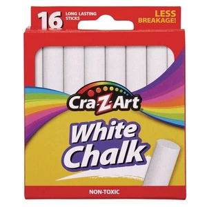 Cra-Z-Art 1080048 White Chalk (16/Pack) New - Picture 1 of 4