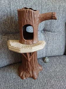 VINTAGE STAR WARS EWOK VILLAGGIO PEZZI DI RICAMBIO GRANDE ALBERO PIATTAFORMA MASSO COMPLETO - Foto 1 di 9