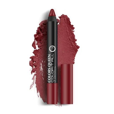 Colors Queen Color It All Lip Crayon, 21 Rich Maroon Shade 3.5gm - Image 1 of 4
