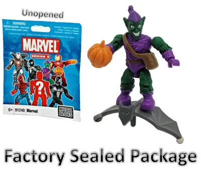 Mega Bloks Marvel Series 1 - Green Goblin - New & Ultra Rare - Image 1 of 2