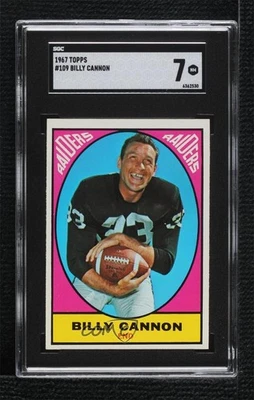 1967 Topps Billy Cannon #109 SGC 7 - Image 1 of 2