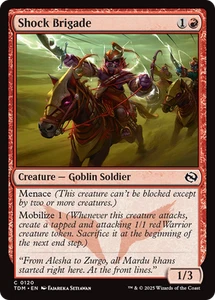 x4 Shock Brigade TDM Tarkir Dragonstorm MTG 120 COMUNE M/NM 4x - Foto 1 di 1