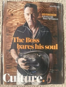 THE SUNDAY TIMES CULTURE MAGAZINE 22nd June 2025 22/6/25 Bruce Springsteen - Picture 1 of 2
