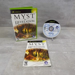 Myst IV Revelation Xbox CIB Microsoft Complete with Manual & Reg Card Tomahna - Picture 1 of 8