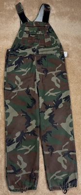 Vintage Liberty Overalls Woodland Green Camo Men's Size 38 Regular Camouflage - Image 1 of 4