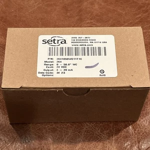 Setra Pressure Transducer Model 264 2641050WD11T1C BRAND NEW ORIG PACKAGING - Picture 1 of 3