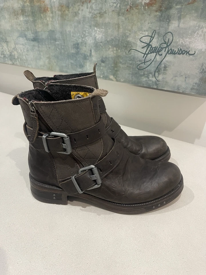 CAT Caterpillar Brown P309001 Kearny Leather Ankle Boots Women’s Sz 8 EUC - Image 1 of 4