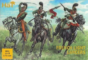 HAT Miniatures 1/72 - Napoleonic Wars - 80111 French Light Lancers - Imagen 1 de 1
