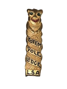 RARA SPILLA LODGE TOTEM AMERICANO LSA PRIMI ADOLESCENTI LONE SCOUTS VERI BOY SCOUTS - Foto 1 di 2