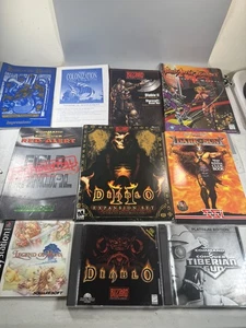 PC Spiele Lot: Diablo (1998) & C&C Tiberian Sun CDs + 8 Handbücher/Anleitungen - Bild 1 von 11