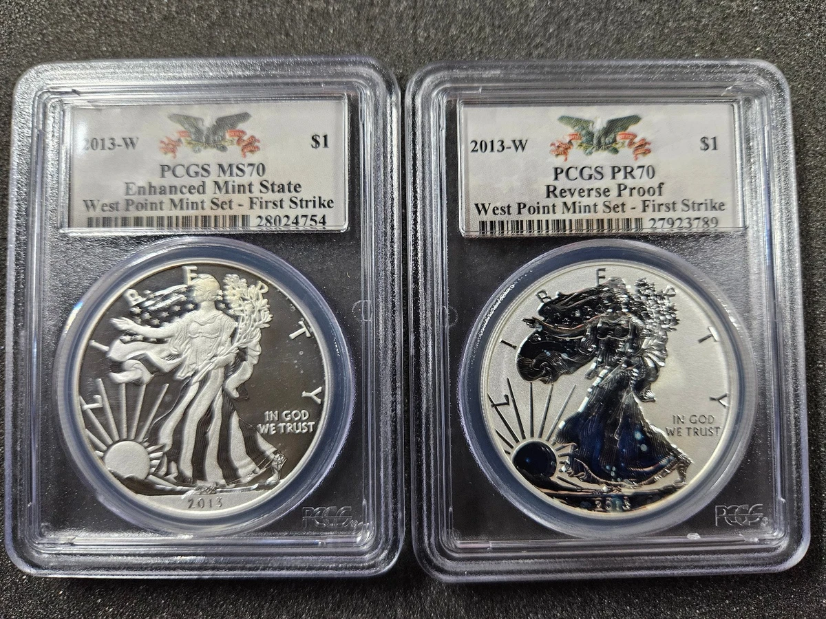 2013 American Eagle MS 70 Graded Silver Bullion Coins for sale | eBay