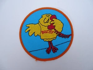 Vintage Patch BUZBY BT British Telecom Cartoon Sew On Badge - Picture 1 of 4