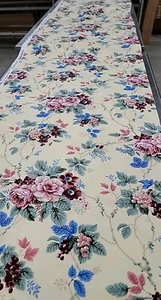 WAVERLY Yellow Pleasant Valley FABRIC 3.75 YARDS X 54" Scotchgard Finish - Picture 1 of 10