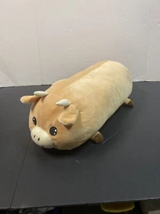 Long Plush Cow Body Pillow 24" Cute Highland Cow Stuffed Animal, Brown (NWOT) - Picture 1 of 11