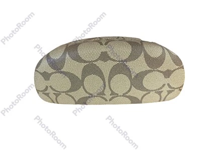 *Suporte para óculos de sol Coach estojo rígido concha de molusco - Imagem 1 de 4