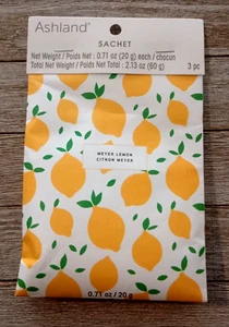 Ashland Myer Lemon Scented Sachet Pack Of 3  - Picture 1 of 2