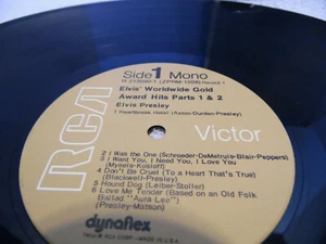 Elvis Presley Elvis' Worldwide Hits Gold Award Parts 1 & 2, VINYL ONLY - Picture 1 of 3