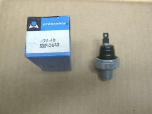 Presostato de aceite Prestolite, 74-4D (SRP-3643) Cadillac Jeep Cutlass etc Nuevo de Lote Antiguo - Imagen 1 de 1