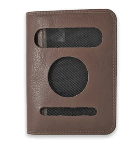 Roncato Genuine Leather Brown Passport Holder Document Protection - Picture 1 of 2
