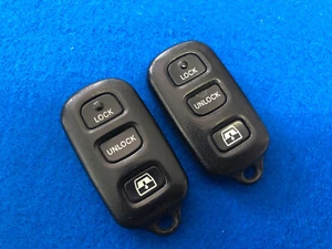 LOT OF 2 2005 TOYOTA SEQUOIA KEYLESS ENTRY REMOTE FOB HYQ12BBX - POWER WINDOW - Picture 1 of 4