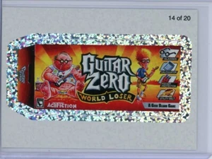 Wacky Packages ANS 7 GUITAR ZERO Wack-O-Mercials SILVER FLASH FOIL PARALLEL #14 - Picture 1 of 1