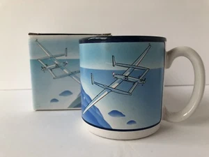 Vintage 1988 Voyager Smithsonian Famous Flights Stoneware Mug - Picture 1 of 4