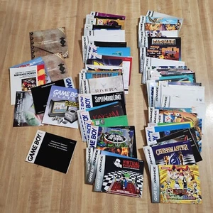 Lot Of 77 GameBoy GBA GBC Manuals and Inserts - Picture 1 of 5