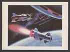 1978 Soviet Space Rocket in the Future artwork by Sokolov art vintage postcard