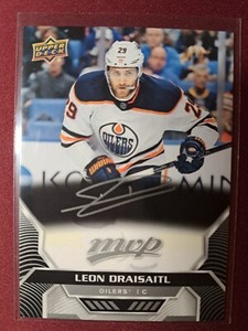 2020-21 Leon Draisaitl SILVER SCRIPT Upper Deck MVP #202 Edmonton Oilers NHL