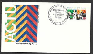 AUSTRALIA - 1977 The 50th Anniversary of the ACTU - FIRST DAY COVER.