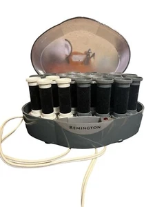 Remington Care Setter Ionic Velvet Hot Rollers Curlers KF-201 Nice Black White - Picture 1 of 3
