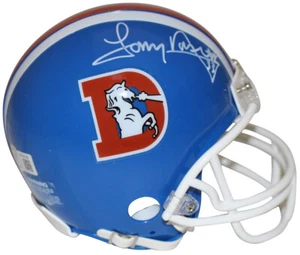 Tony Dorsett Autographed Denver Broncos VSR4 75-96 Mini Helmet Beckett 36910 - Picture 1 of 3