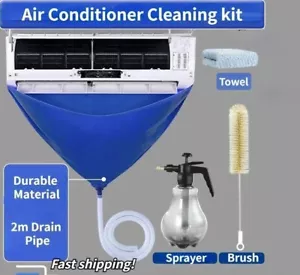 AC Reinigungsset Klimaanlage Reinigungsbeutel mit Ablaufrohr Reiniger Wasserdicht - Bild 1 von 27