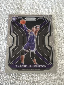 Tarjeta de novato base Panini Prizm Tyrese Halliburton 2020-21 RC #262 Kings Pacers - Imagen 1 de 2