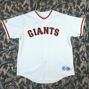 VTG 90s San Francisco Giants Barry Bonds Baseball Jersey Majestic XL MLB Sewn - Picture 1 of 7