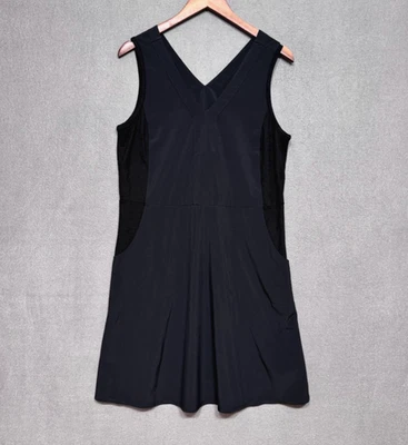 Vestido Smartwool Talla L Sin Mangas Cuello en V Activo Vestido Sin Mangas Bolsillos Slinky Negro Foto 1 de 4