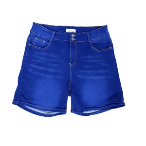 Red Bottoms Womens Denim Shorts 18 Blue Jeans Stretch Casual Beach - Picture 1 of 14