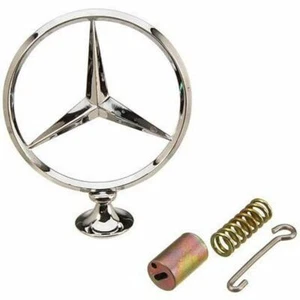 Mercedes Hood Star Ornament w/ Spring New OEM W114 Euro W115 '73-'76 - Bild 1 von 1