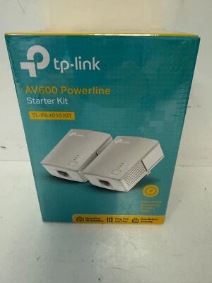 TP-LINK AV600 POWERLINE TL-PA4010 KIT NEW SEALED BOX - Image 1 of 4